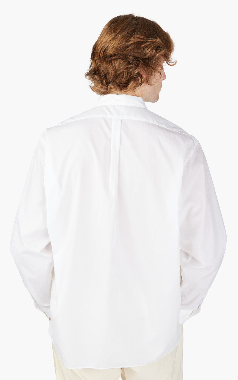 Still By Hand Regular Collar Shirt White