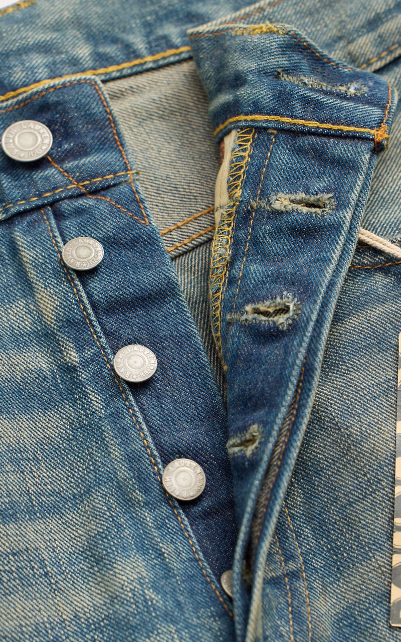RRL Straight Fit Milner Selvedge Jean Milner Wash