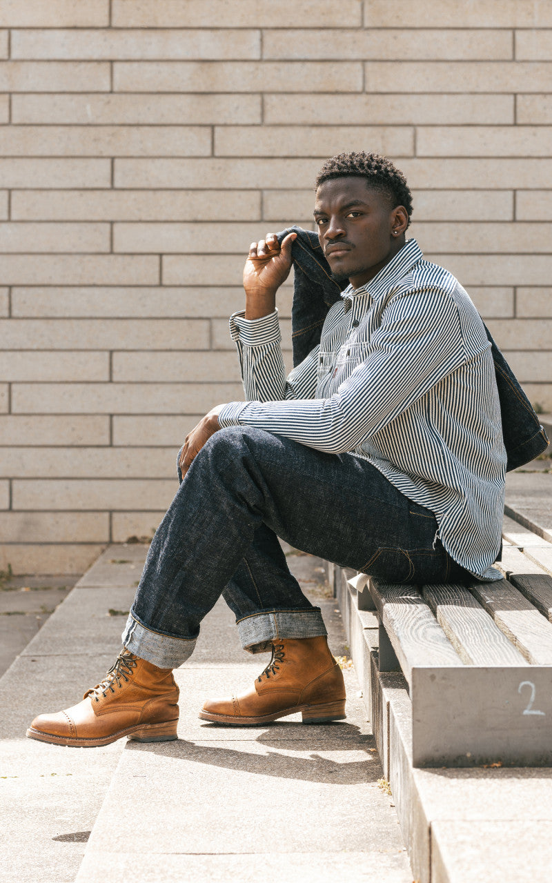 Studio D'Artisan SD-1001 GL3 Regular Straight Selvedge Jeans One Wash Indigo