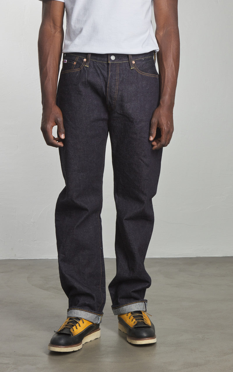 Studio D'Artisan SD-101 Regular Straight Selvedge Jeans One Wash Indigo