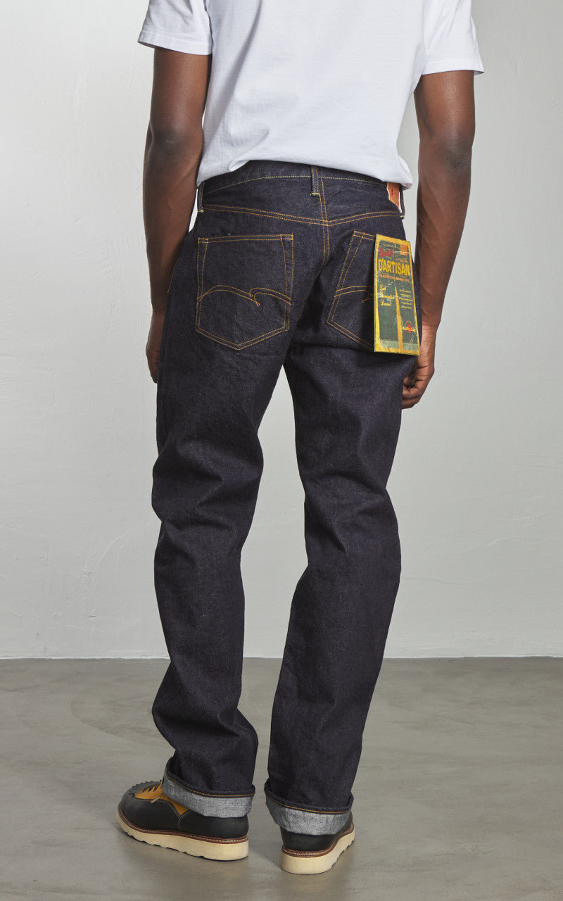 Studio D'Artisan SD-101 Regular Straight Selvedge Jeans One Wash Indigo