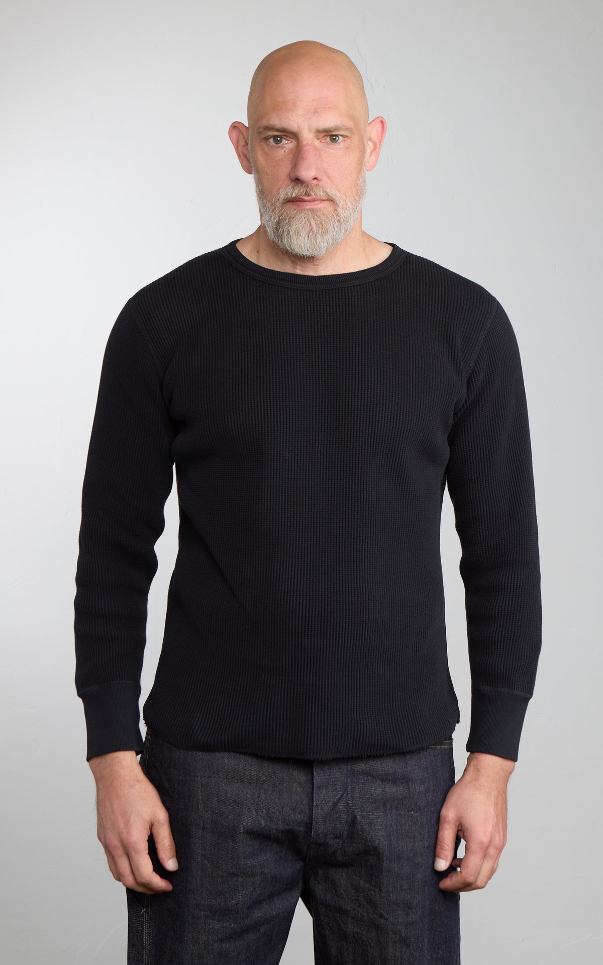 Studio D'Artisan 9936 Heavyweight Thermal Longsleeve Black