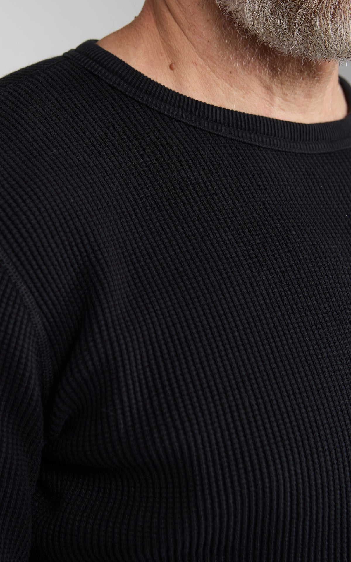 Studio D'Artisan 9936 Heavyweight Thermal Longsleeve Black