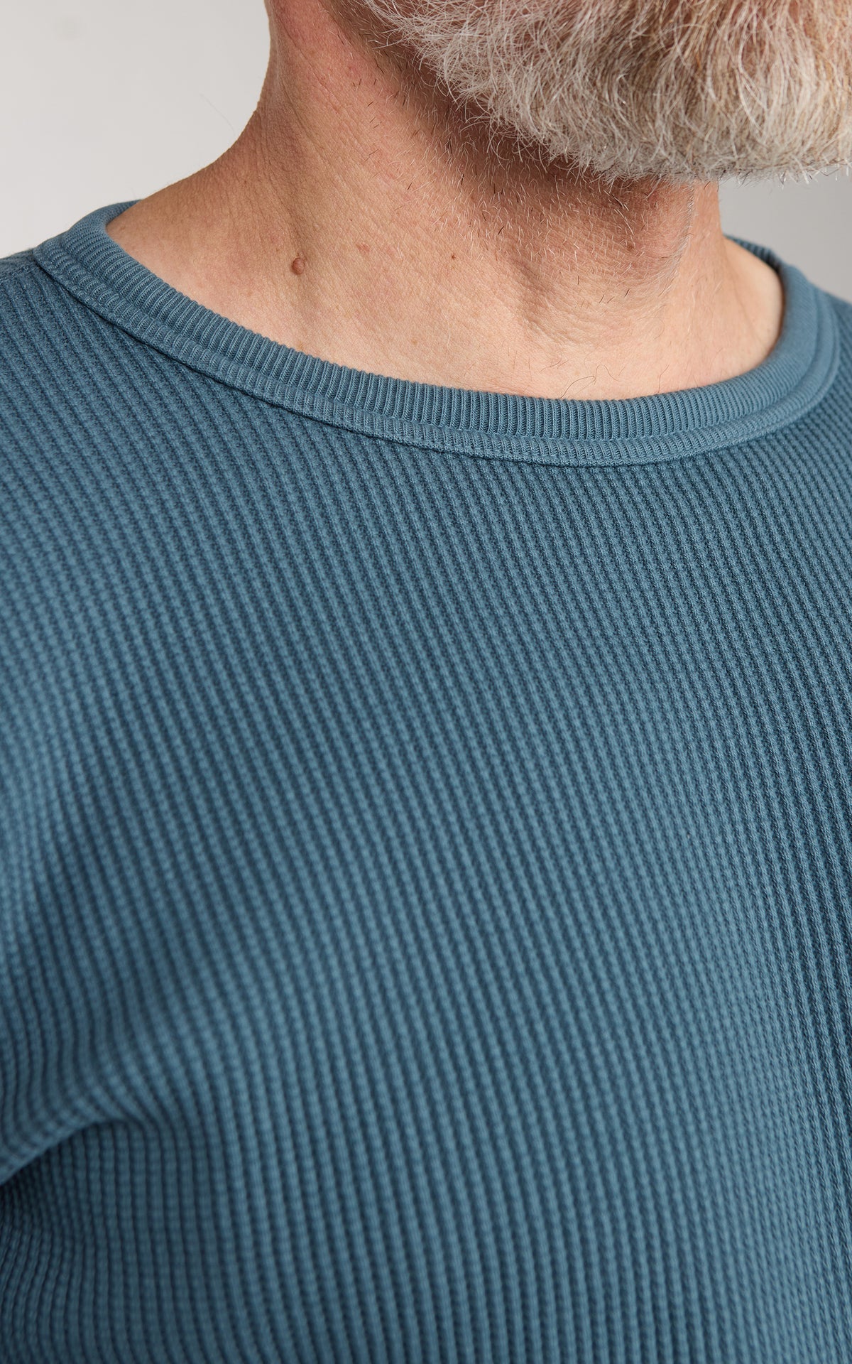 Studio D'Artisan 9936 Heavyweight Thermal Longsleeve Blue