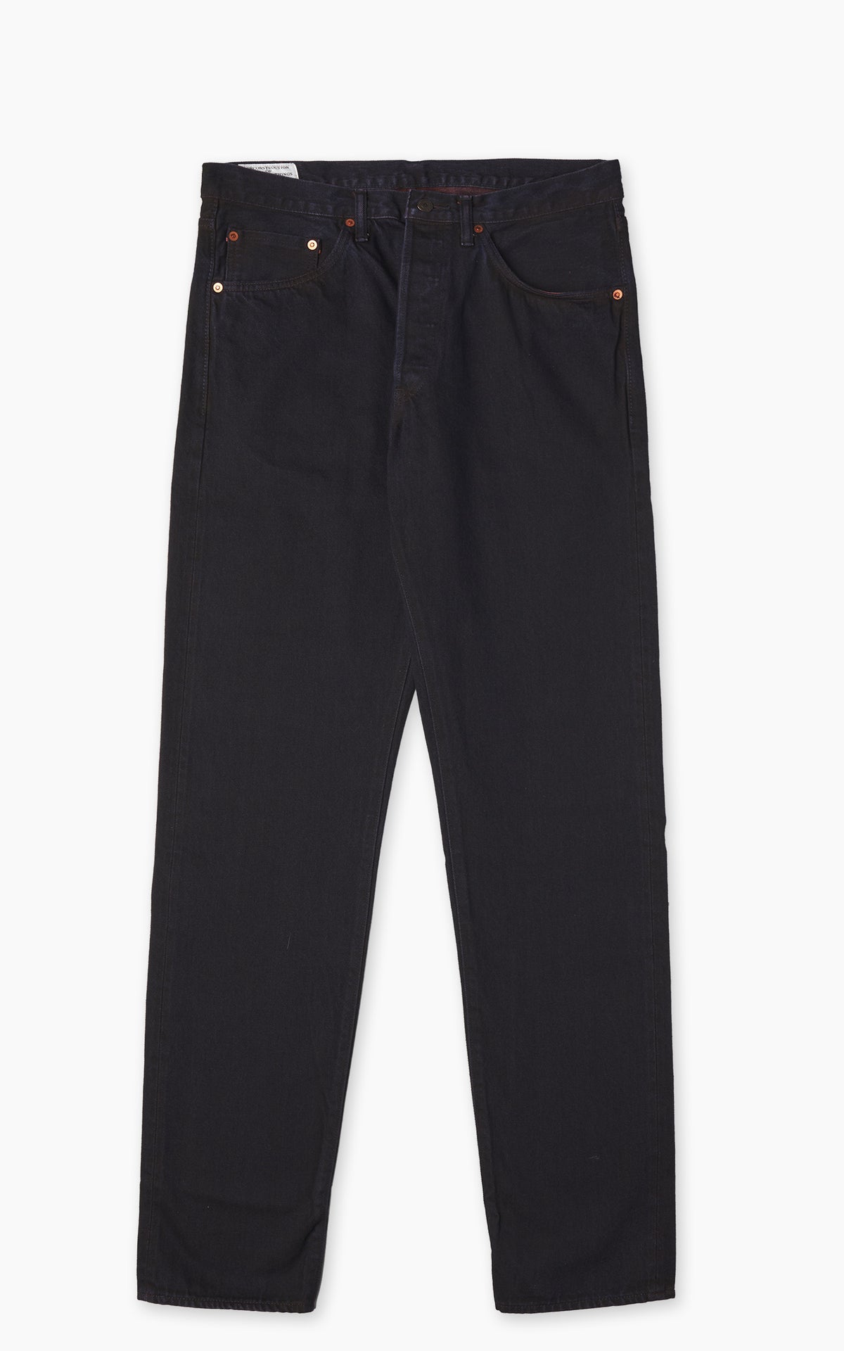Studio D'Artisan D1908 „Bengala-Dye“ Relaxed Tapered Selvedge Jeans Indigo/Rot