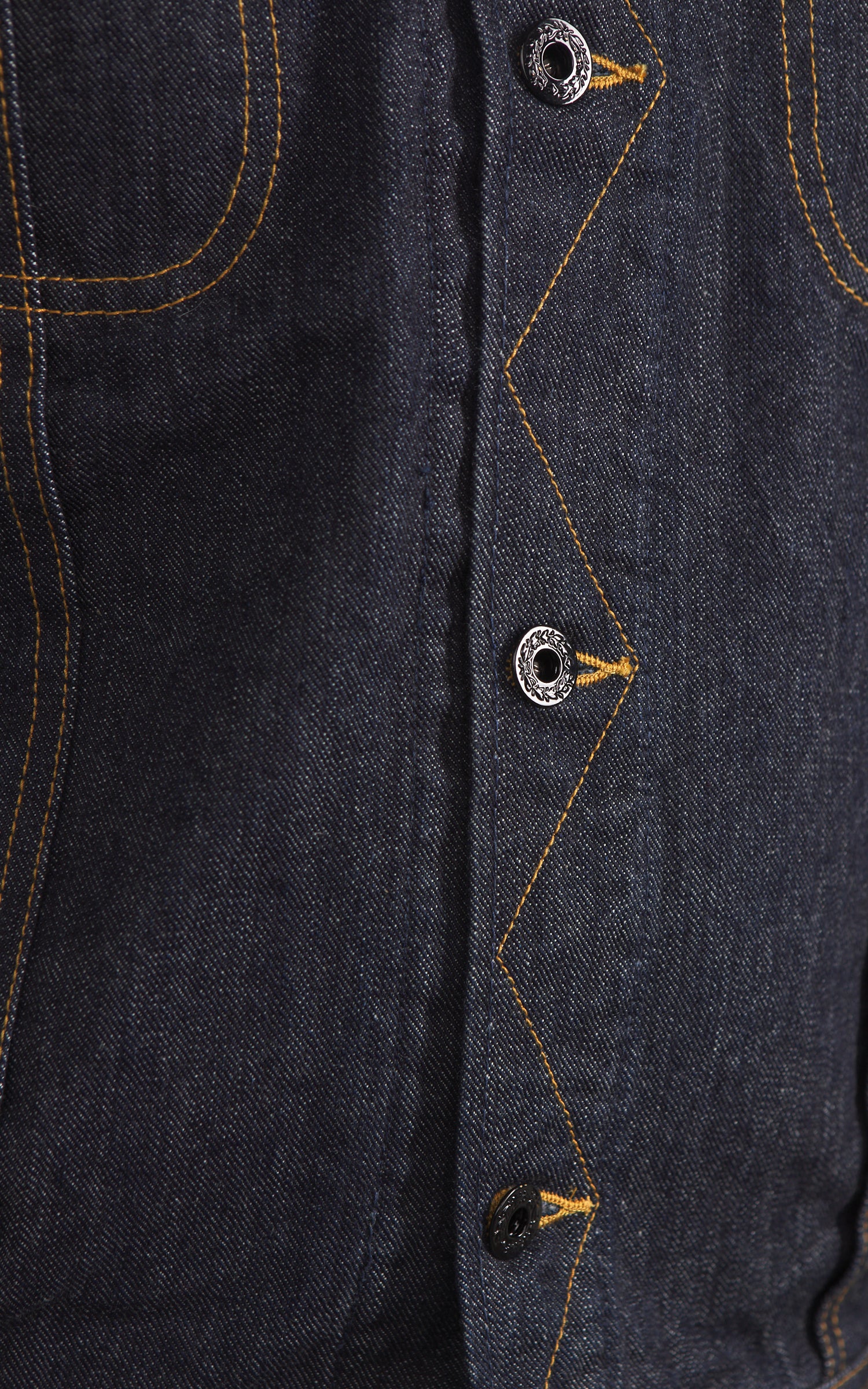 Studio D'Artisan D4187 Blanket Lined Denim Western Jacket Indigo