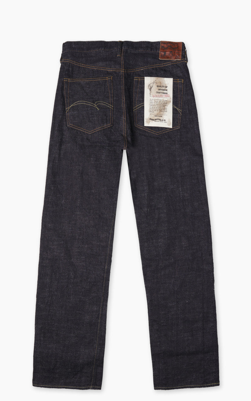 Studio D'Artisan SD-1001 GL3 Regular Straight Selvedge Jeans One Wash Indigo