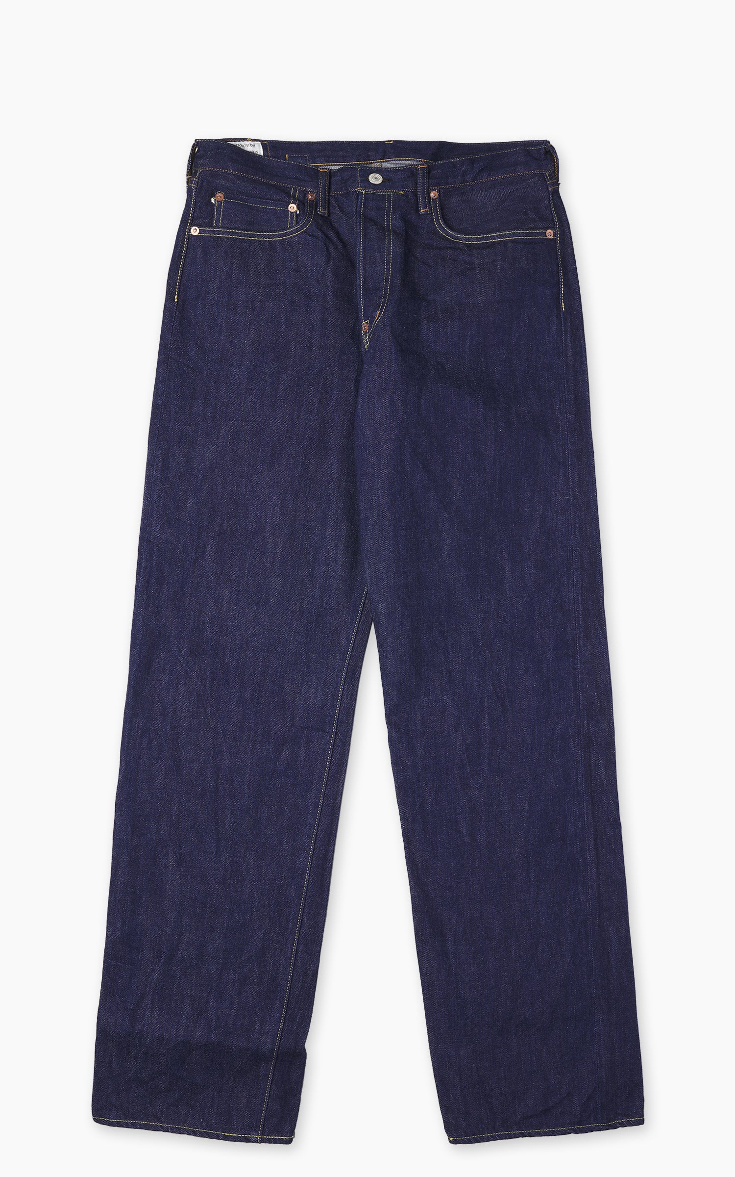 Studio D'Artisan SD-DO1 "The Origin" Regular Straight Selvedge Jeans One Wash Indigo