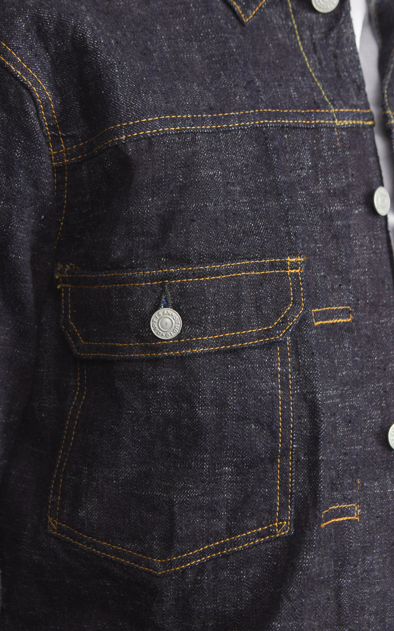 Studio D'Artisan SD-4102 GL3 Type 2 Selvedge Denim Jacket Indigo