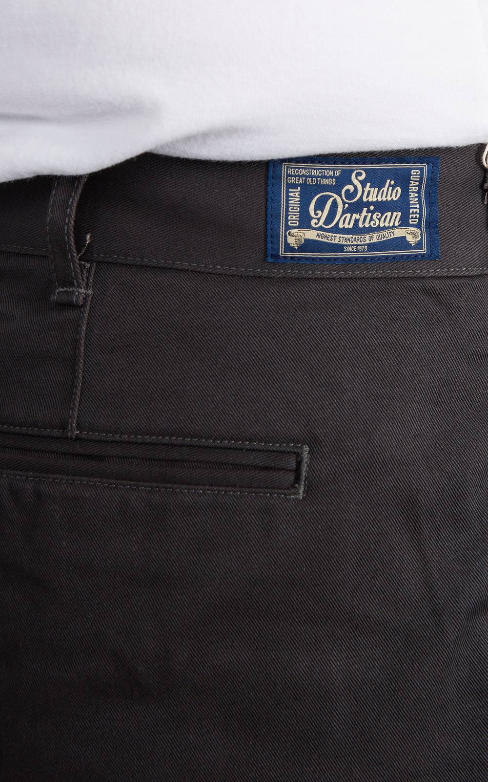Studio D'Artisan 1925 Chino Shorts C. Black