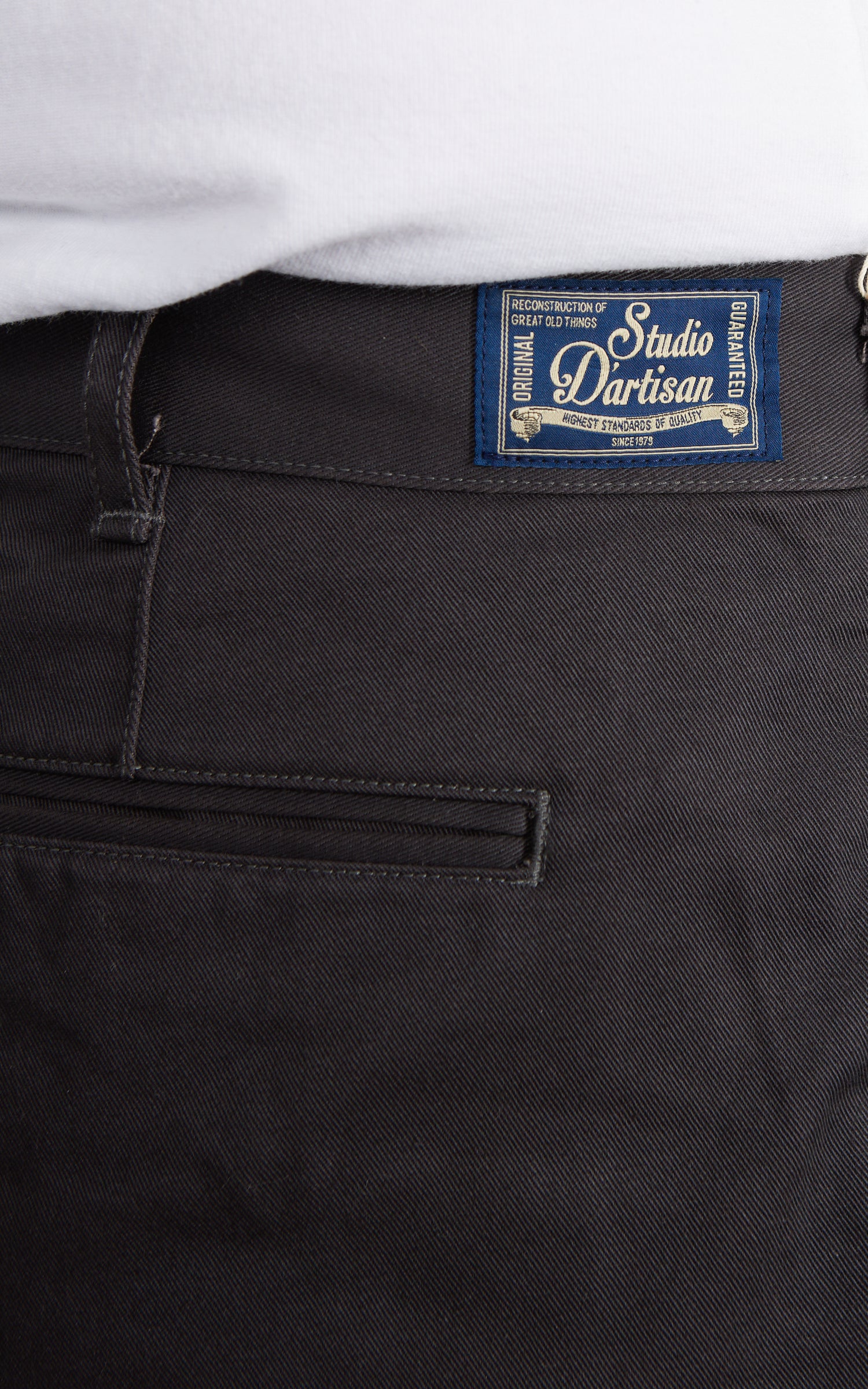 Studio D'Artisan 1925 Chino Shorts C. Black