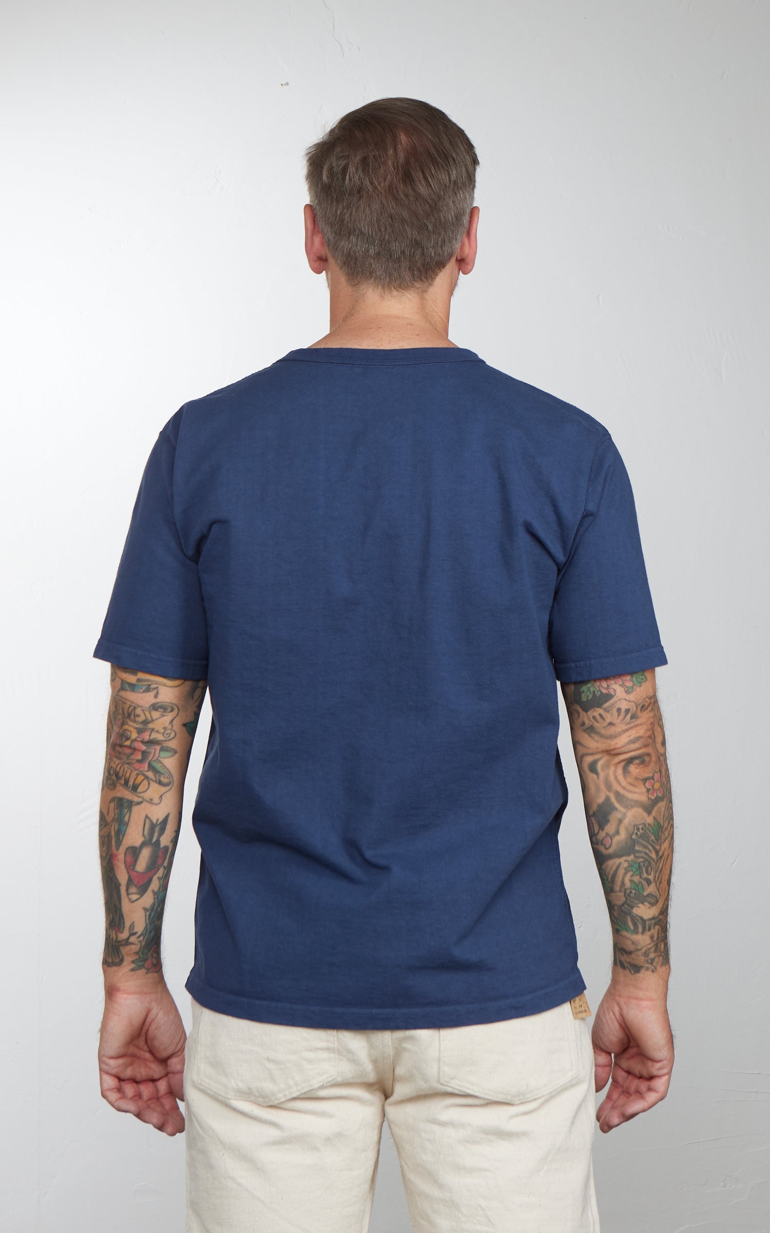 Studio D'Artisan 9913 Loopwheeled T-Shirt Pack Navy