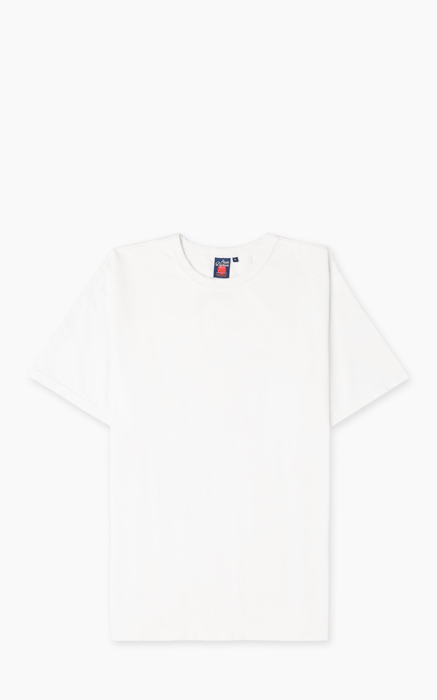 Studio D'Artisan 9913 Loopwheeled T-Shirt Pack White Studio D'Artisan 9913 Loopwheeled T-Shirt Pack White