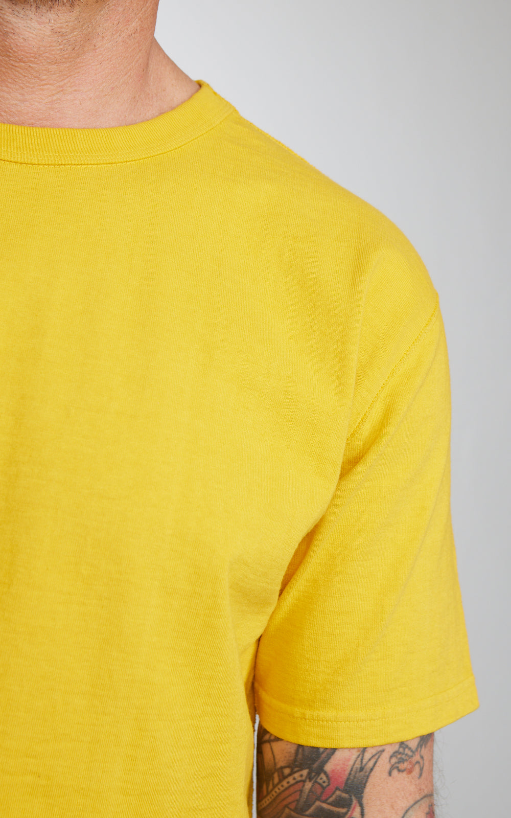 Studio D'Artisan 9913 Loopwheeled T-Shirt Pack Yellow