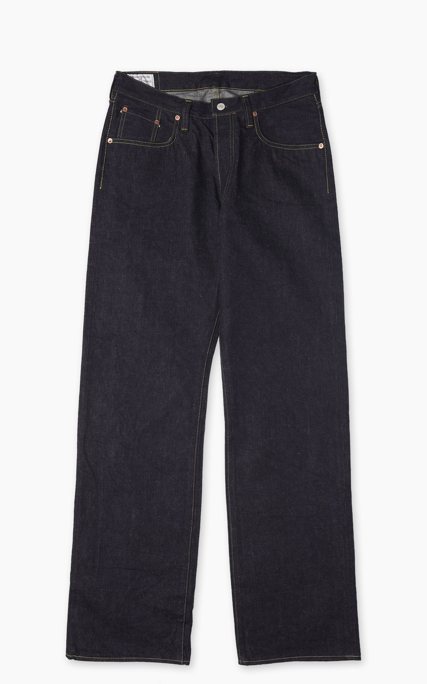 Studio D'Artisan SD-1102 Ishikawadai Wide Straight Selvedge Jeans Indigo