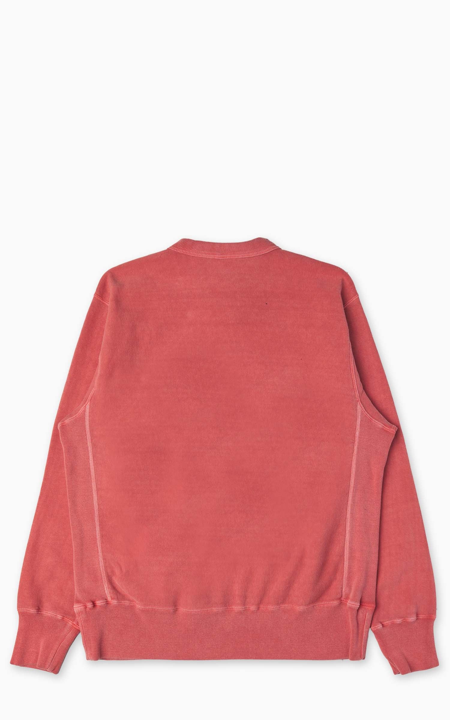 Studio D'Artisan 8185 "Bengala-Dye" Loop Wheel Sweatshirt Red