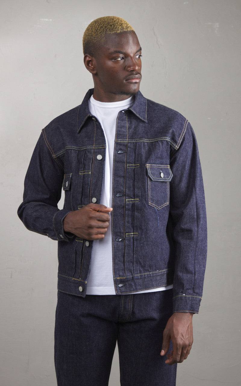 Sugar Cane SC11953 Type-2 Denim Jacket 1953 Model One Wash Indigo