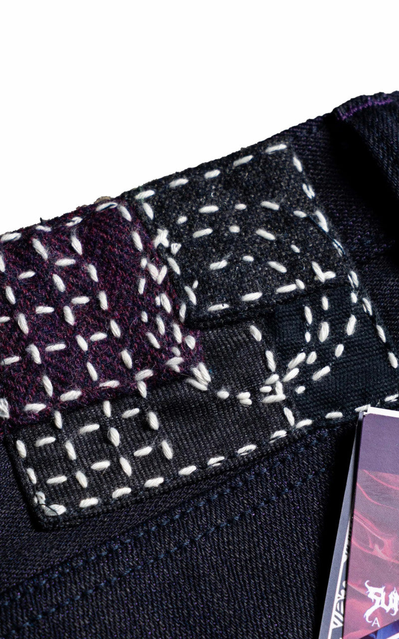 NBDN Sumatran Tigers XI Amethyst Slim Straight Selvedge Jeans Indigo 16oz