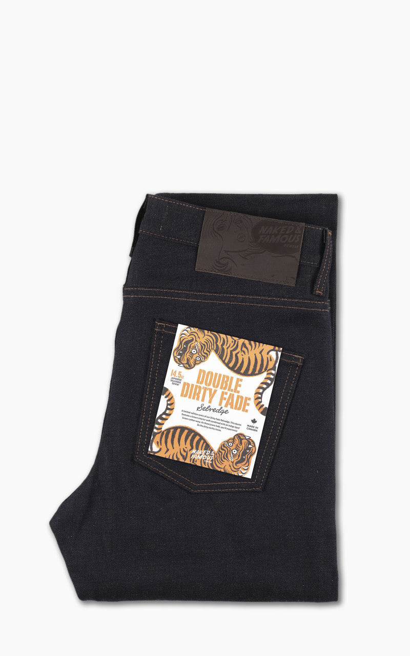 Naked & Famous Denim Super Guy Double Dirty Fade Selvedge 14.5oz