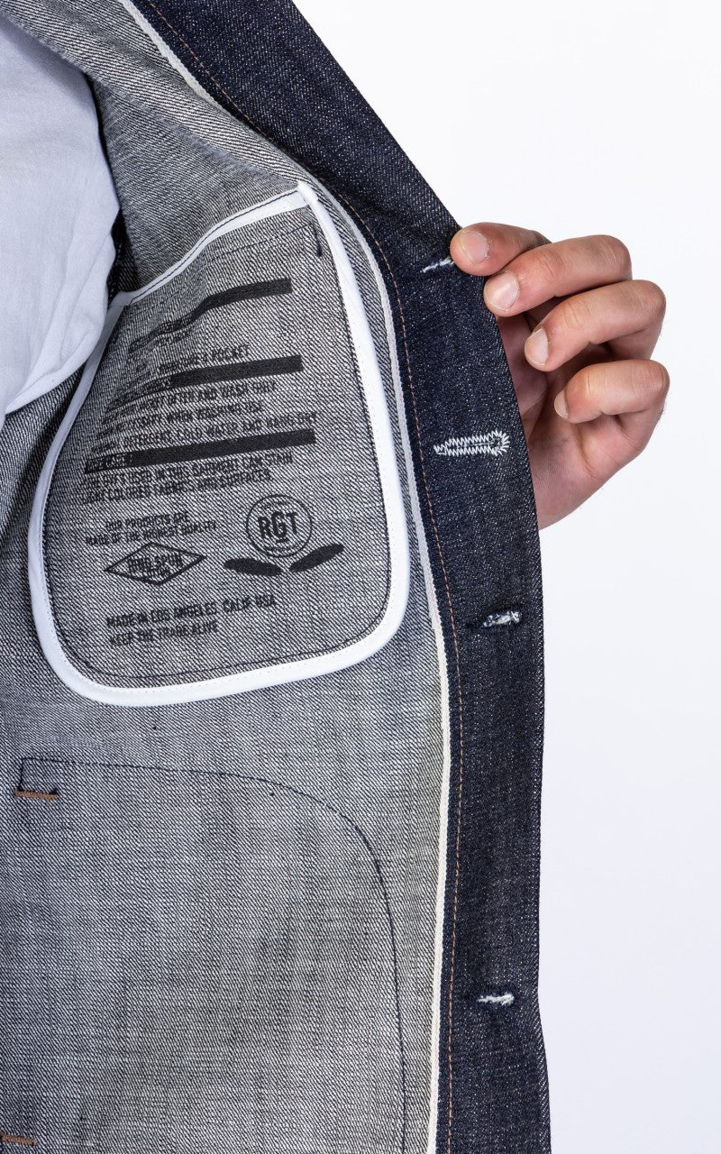 Rogue Territory Supply Jacket Cryptic Indigo 13.5oz