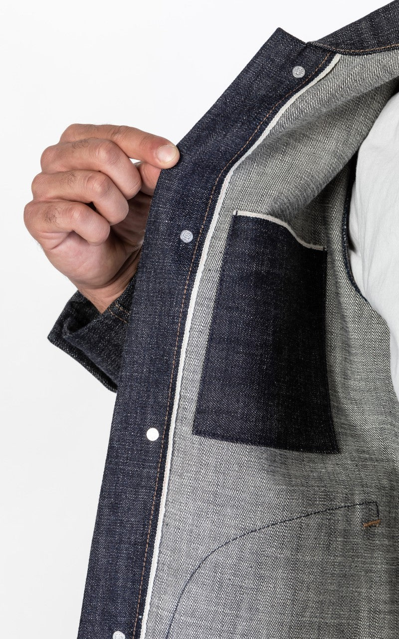 Rogue Territory Supply Jacket Cryptic Indigo 13.5oz