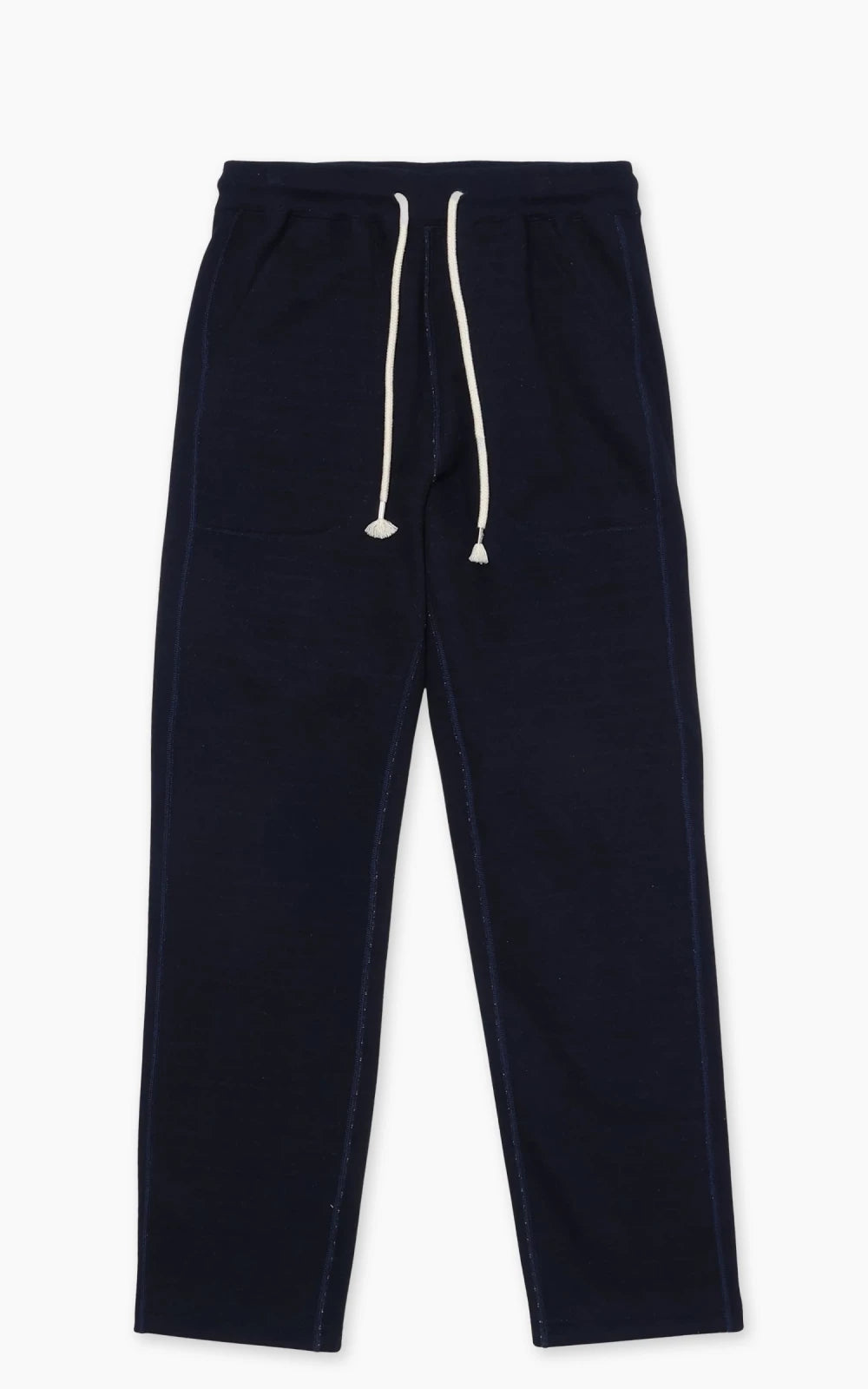 Wonder Looper Sweatpants Real Indigo Blanket Striped French Terry Indigo