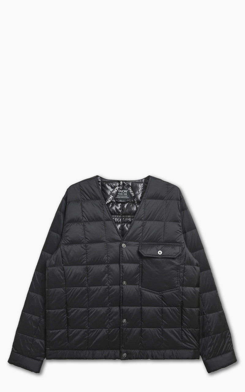 Taion Down Work Cardigan Black