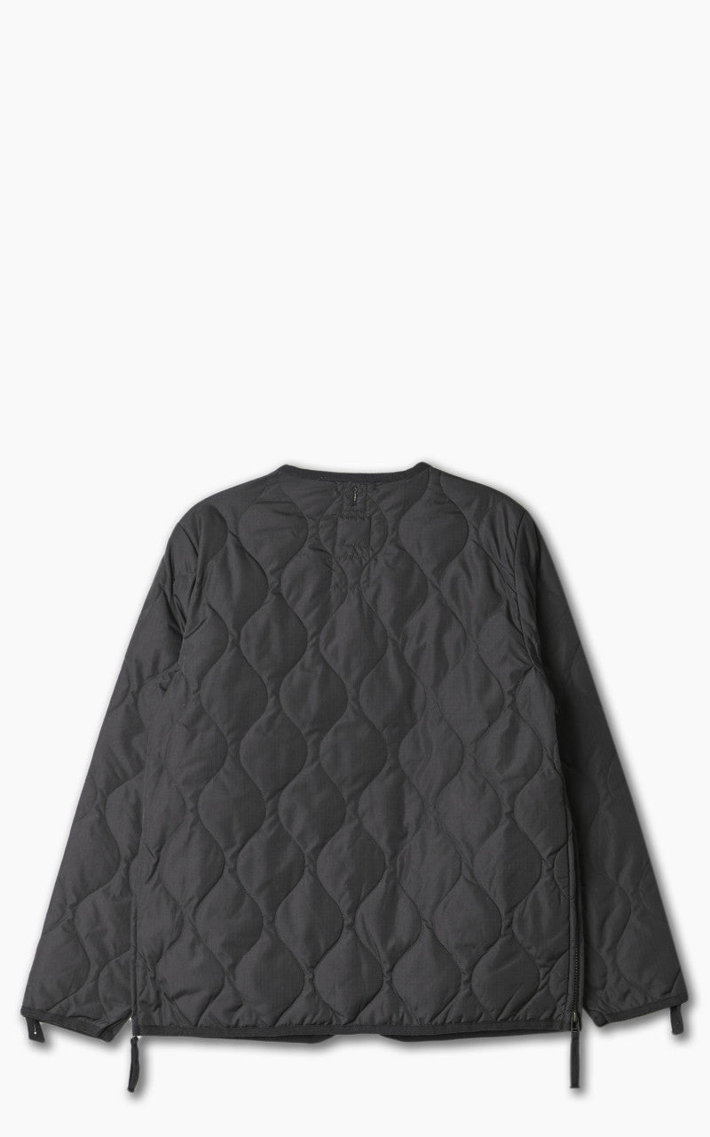 Taion Military Zip V-Neck Jacket Black