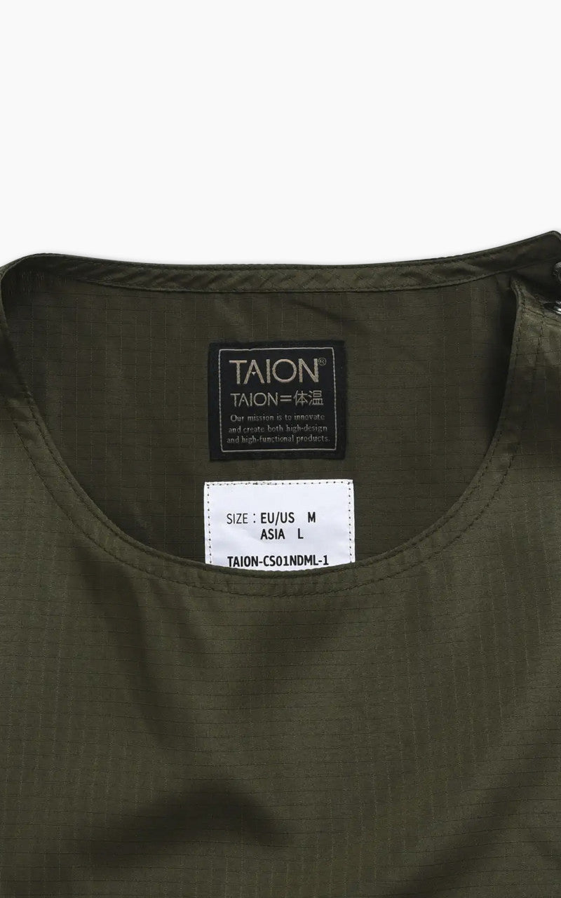 Taion Military Half Sleeve Cut Sew T-Shirt Dark Olive