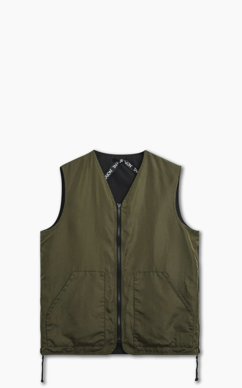 Taion Military Reversible V-Neck Vest Black