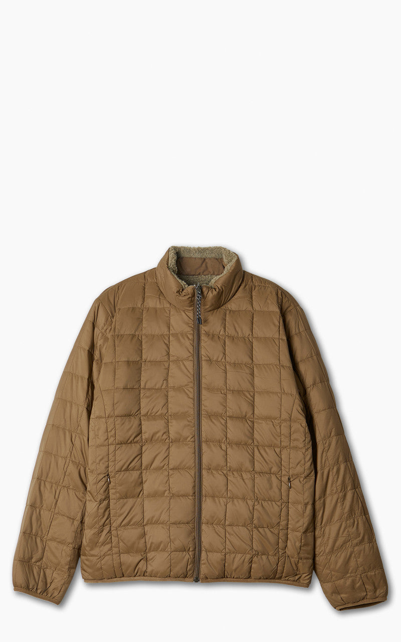 Taion Mountain Reversible Down x Boa Jacket Light Brown/Beige