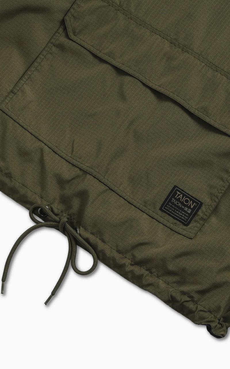 Taion Military Reversible Anorak Parka Dark Olive