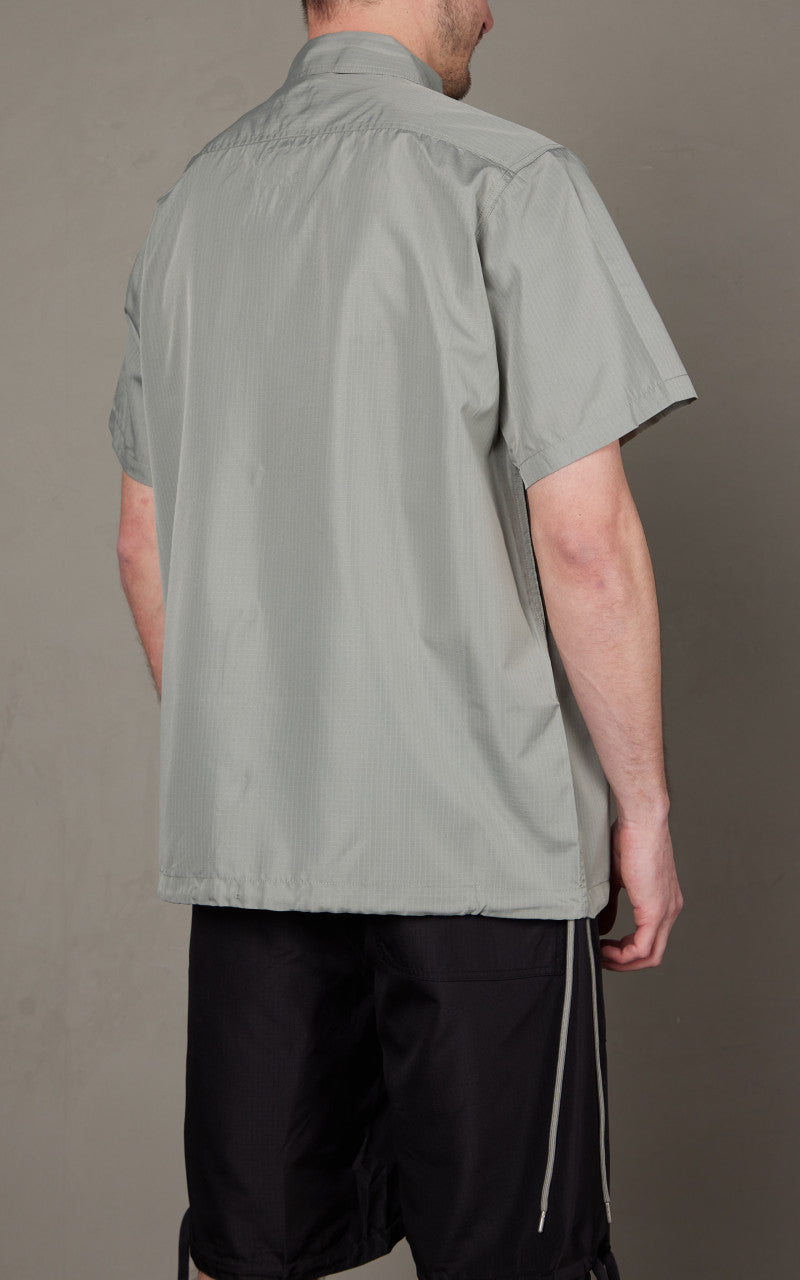 Taion Military Half Sleeve Shirt Sage Green