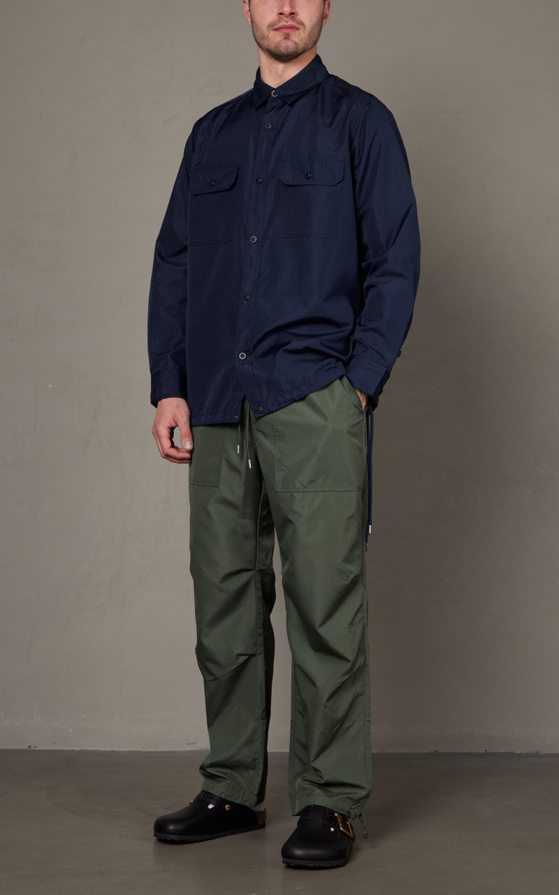 Taion Military Long Sleeve Shirt Dark Navy