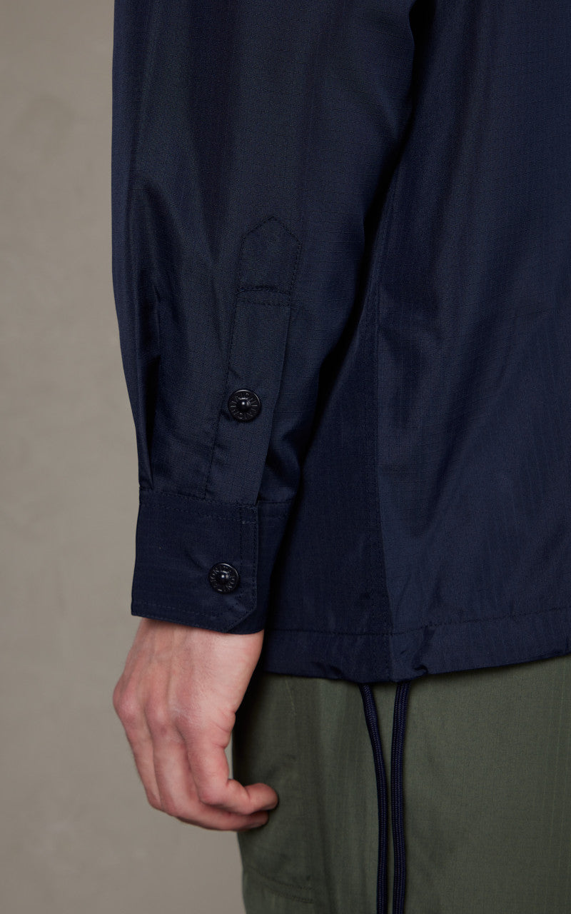 Taion Military Long Sleeve Shirt Dark Navy