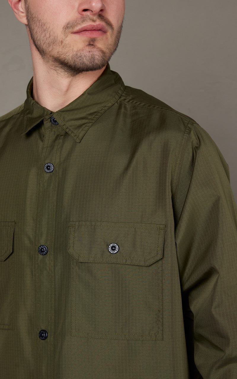 Taion Military Long Sleeve Shirt Dark Olive
