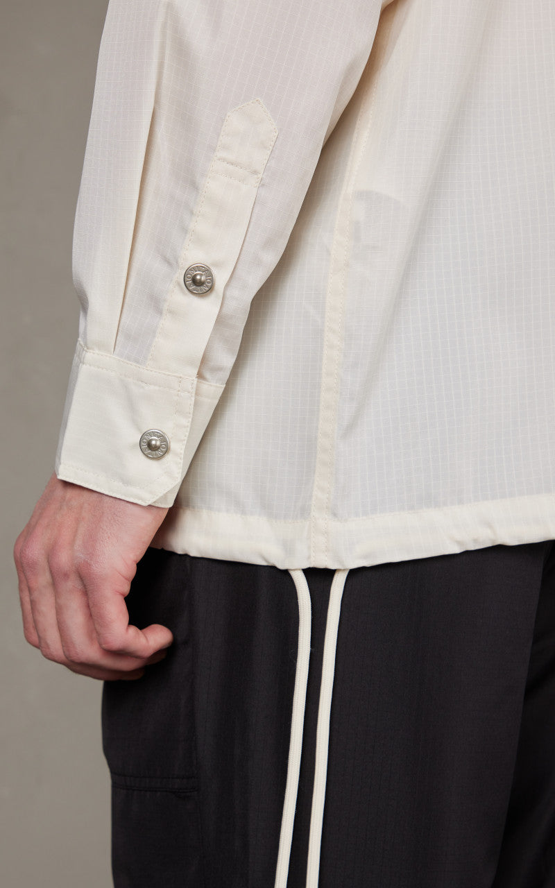 Taion Military Long Sleeve Shirt Off White