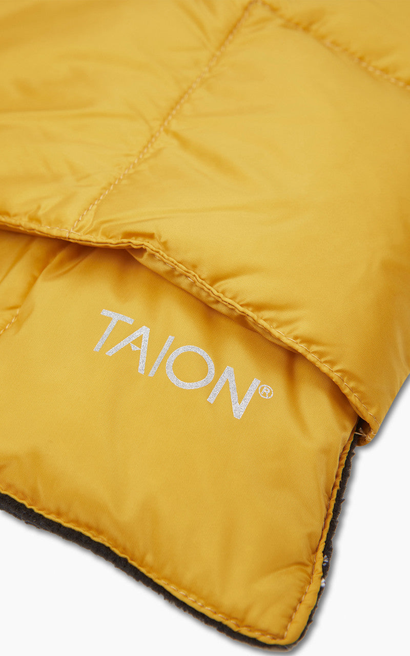 Taion Basic Down Scarf Dark Yellow