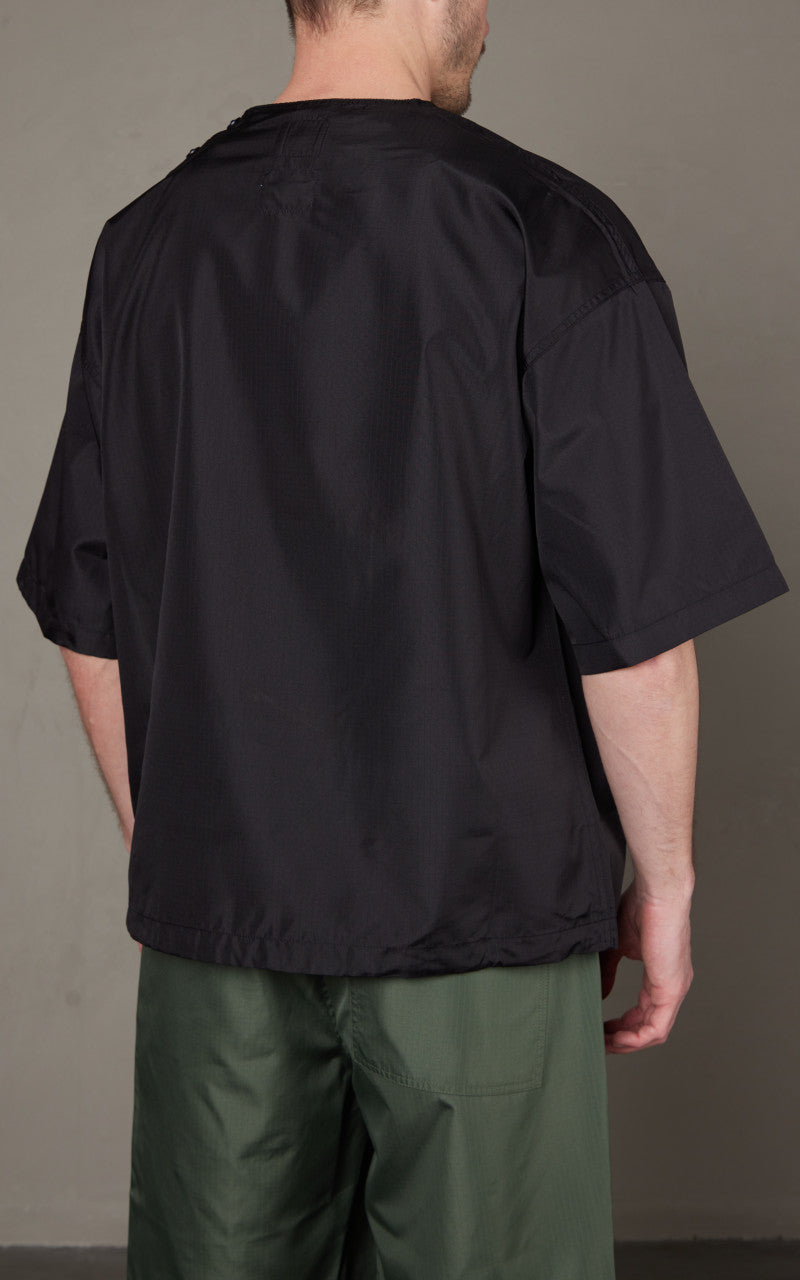 Taion Military Half Sleeve Cut Sew T-Shirt Black