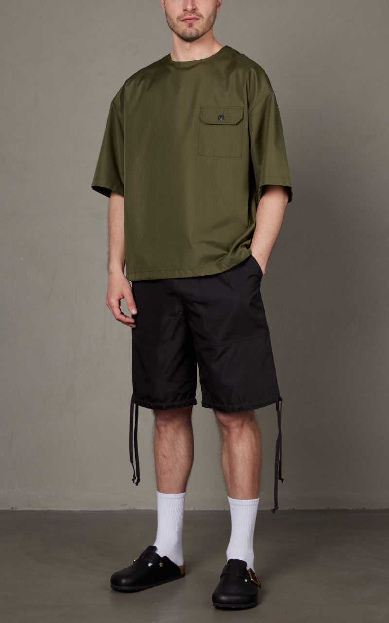Taion Military Half Sleeve Cut Sew T-Shirt Dark Olive