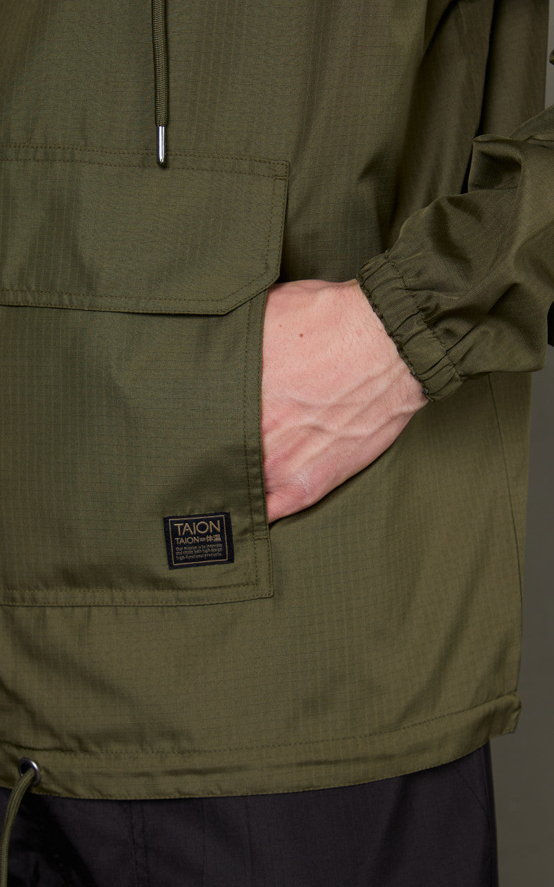 Taion Military Reversible Anorak Parka Dark Olive
