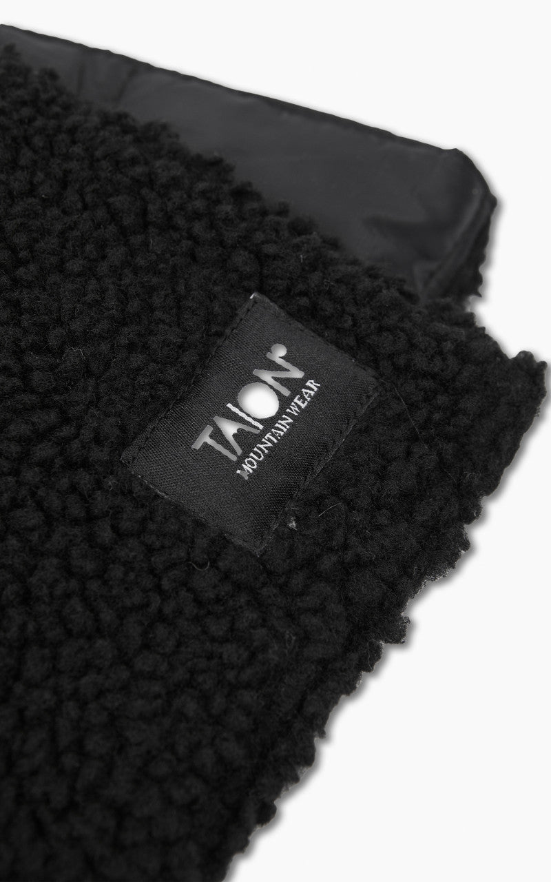 Taion Mountain Reversible Down x Boa Muffler Black/Black