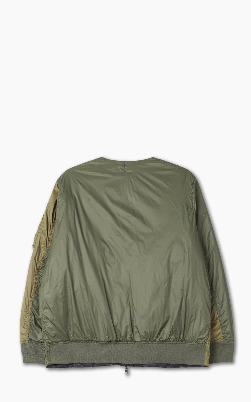 Taion x Beams Lights Reversible MA-1 Type Inner Down Jacket Cream/Black