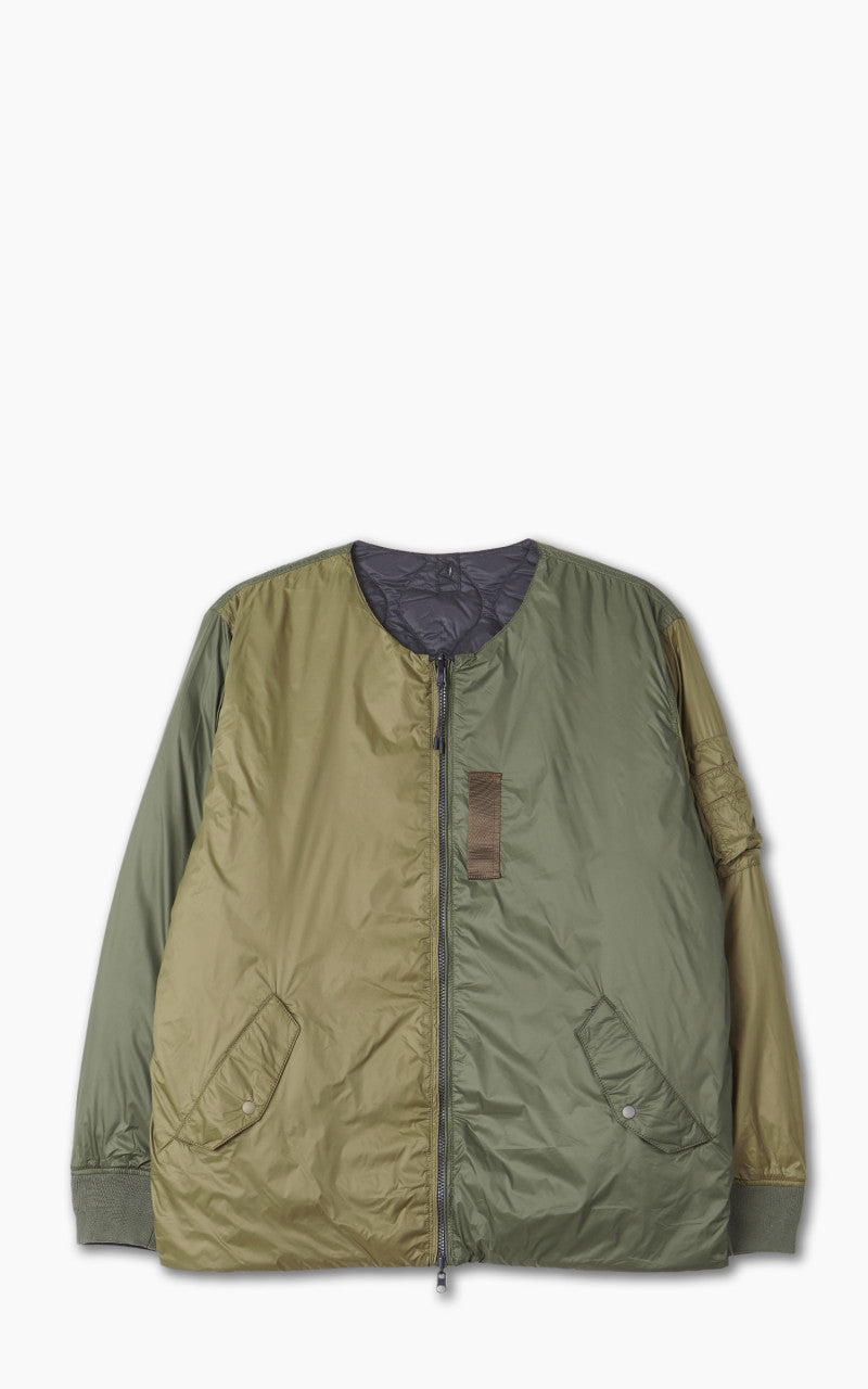 Taion x Beams Lights Reversible MA-1 Type Inner Down Jacket Cream