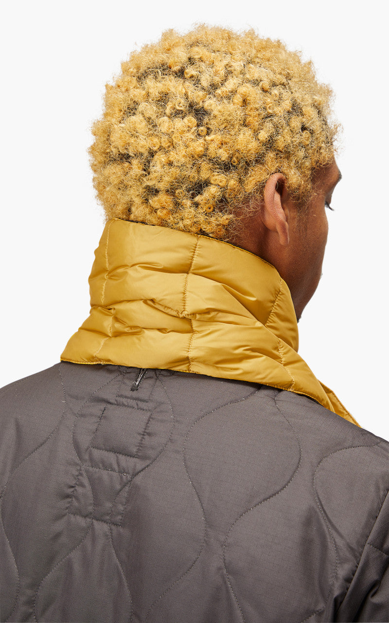 Taion Basic Down Scarf Dark Yellow