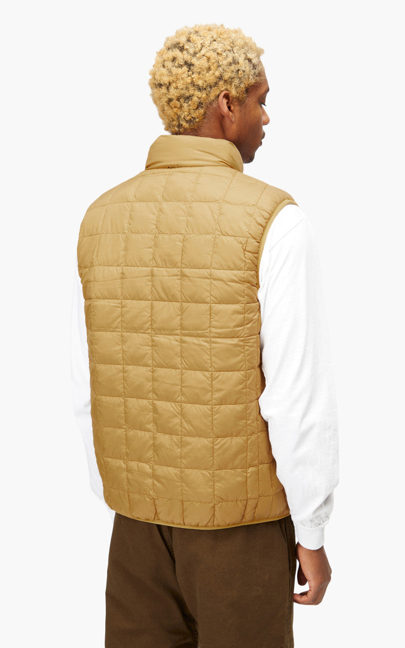 Taion Mountain Reversible Down x Boa Vest Beige/Black