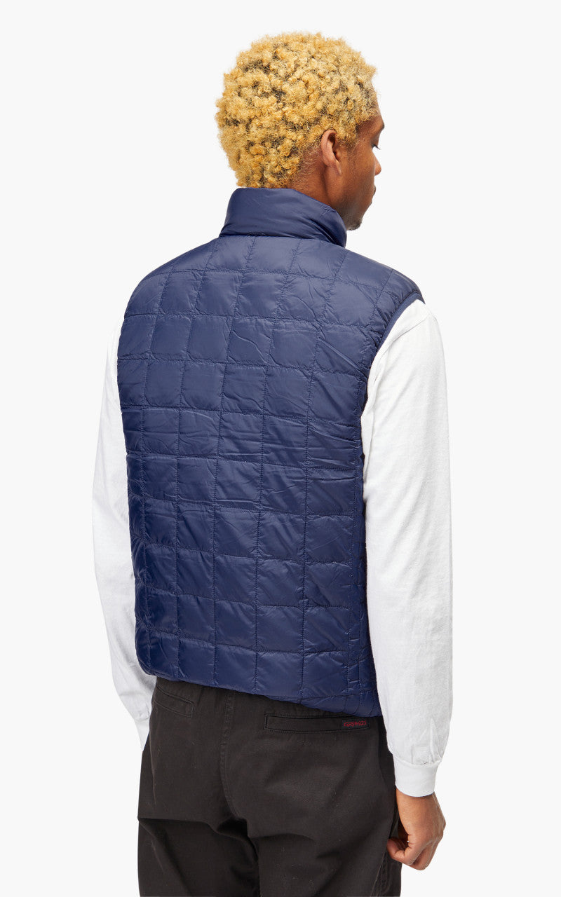 Taion Mountain Reversible Down x Boa Vest Navy/Ivory