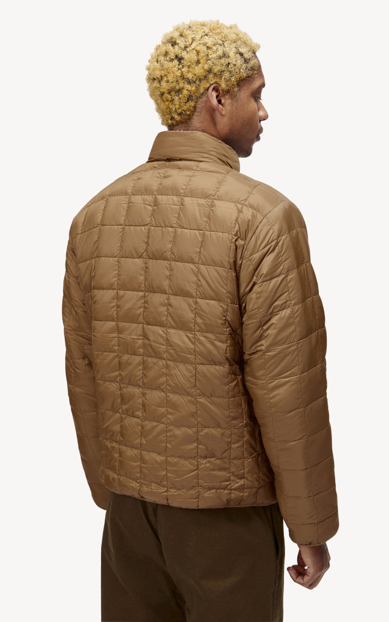 Taion Mountain Reversible Down x Boa Jacket Light Brown/Beige
