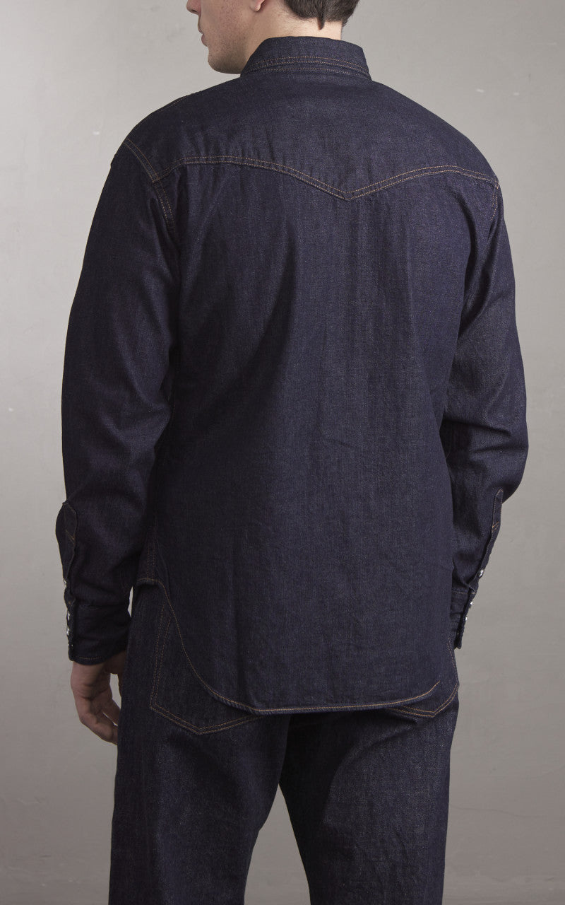 TCB Ranchman Denim Shirt Indigo