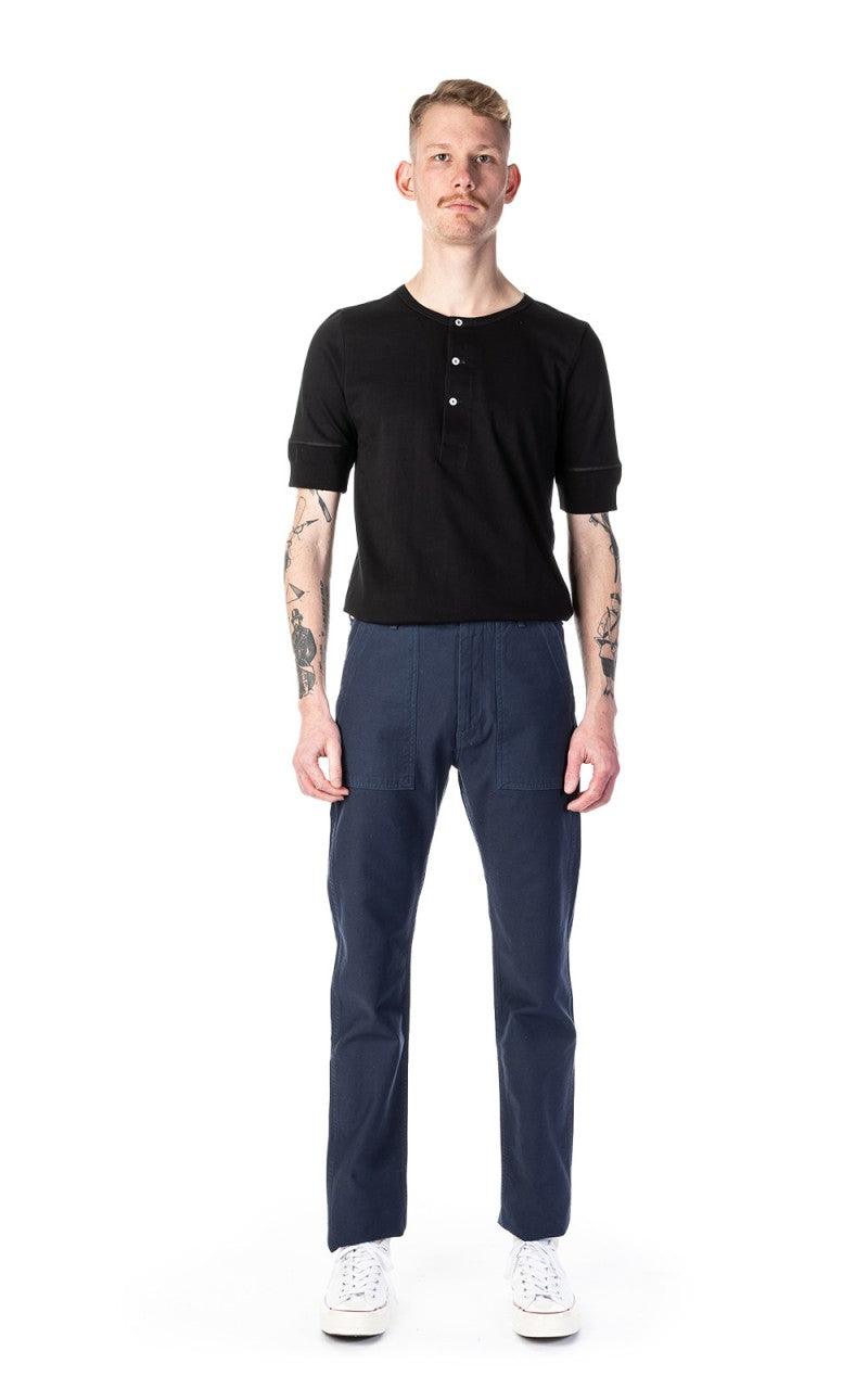 Tellason Fatigue Pant Tapered Sateen Navy